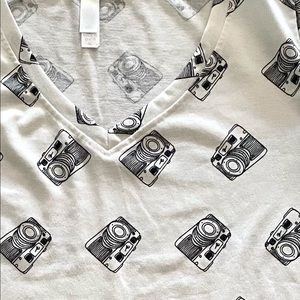 Lularoe Christy Tee - Cameras